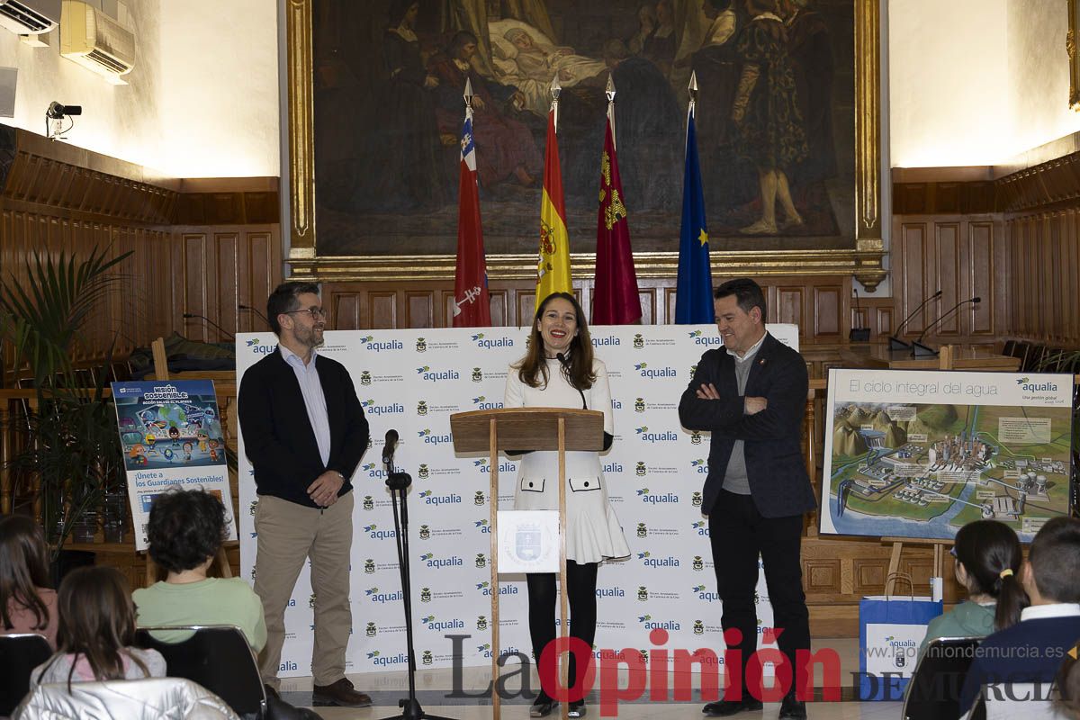 Entrega de los premios del Concurso Digital de Aqualia en Caravaca