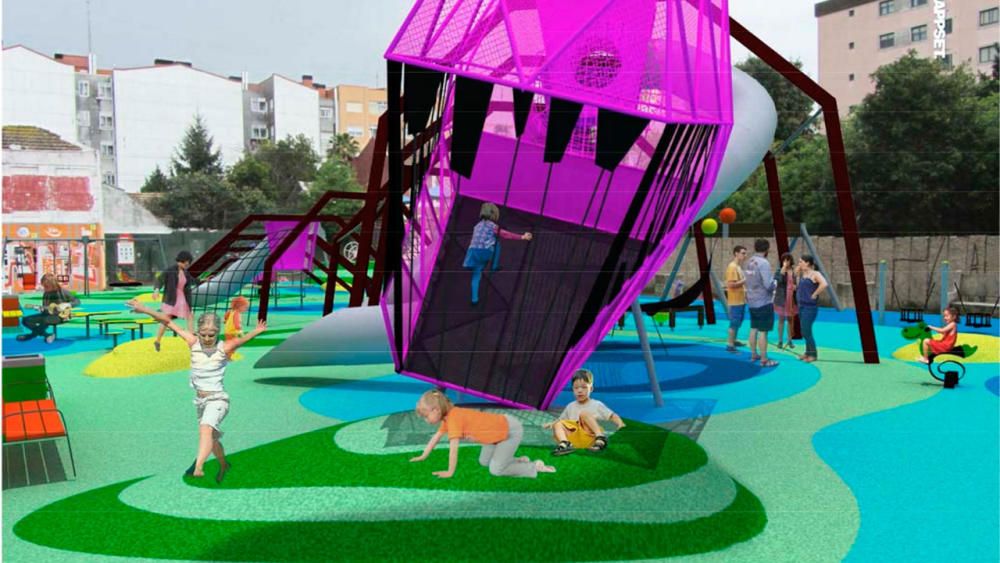 Así será los 5 macroparques infantiles de Vigo