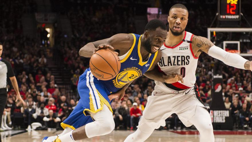 Los Warriors remontan ante Portland y están ya a un triunfo de meterse en la final