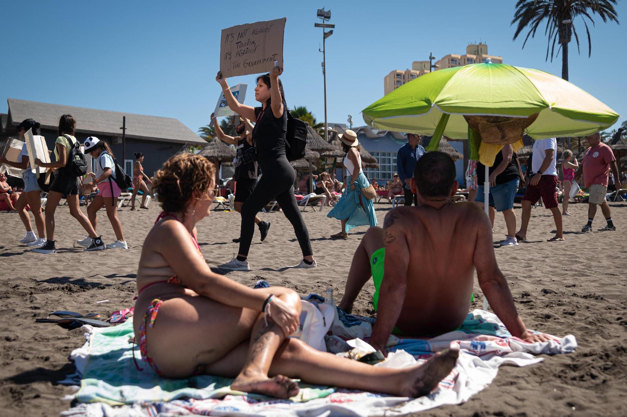 Todas las imágenes de la manifestación del 20-O en Tenerife