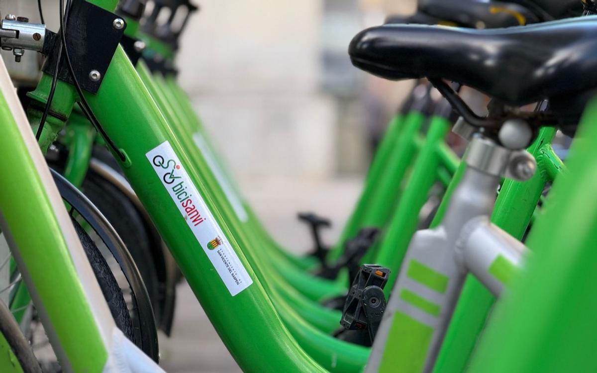 Bicicletas del servicio BiciSanvi