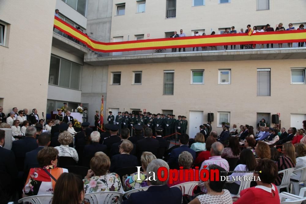 Izado de bandera en Lorca por la Hispanidad