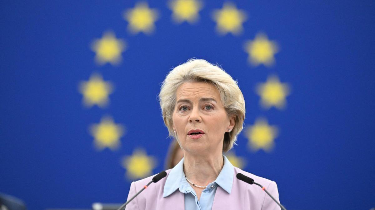 La presidenta de la Comisión Europea, Ursula von der Leyen.