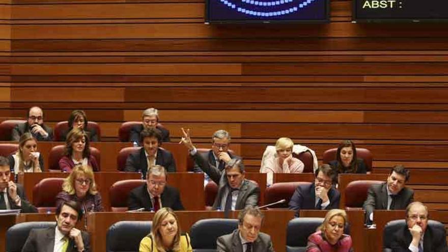 Inicio de las votaciones en el Pleno de Presupuestos de las Cortes.