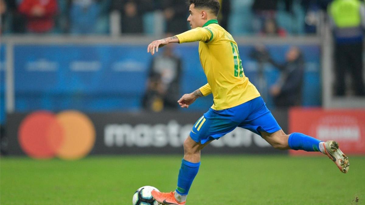 Philippe Coutinho consiguió con Brasil y el Barça el récord de partidos en la temporada 2018/19