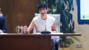 La ministra de Inclusión, Seguridad Social y Migraciones, Elma Saiz.