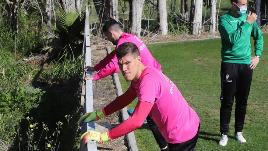 Alfaro y el factor motivacional en una sesión muy intensa del Córdoba CF