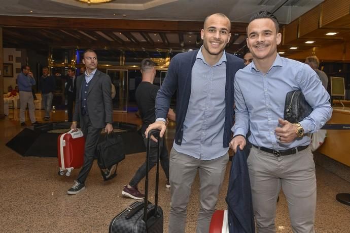 16/02/2018 SAN AGUSTIN. LLegada del Sevilla FC al Hotel Melía Tamarindo. FOTO: J. PÉREZ CURBELO