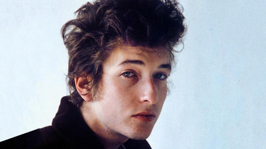Bob Dylan en la época de sus primeros versos.