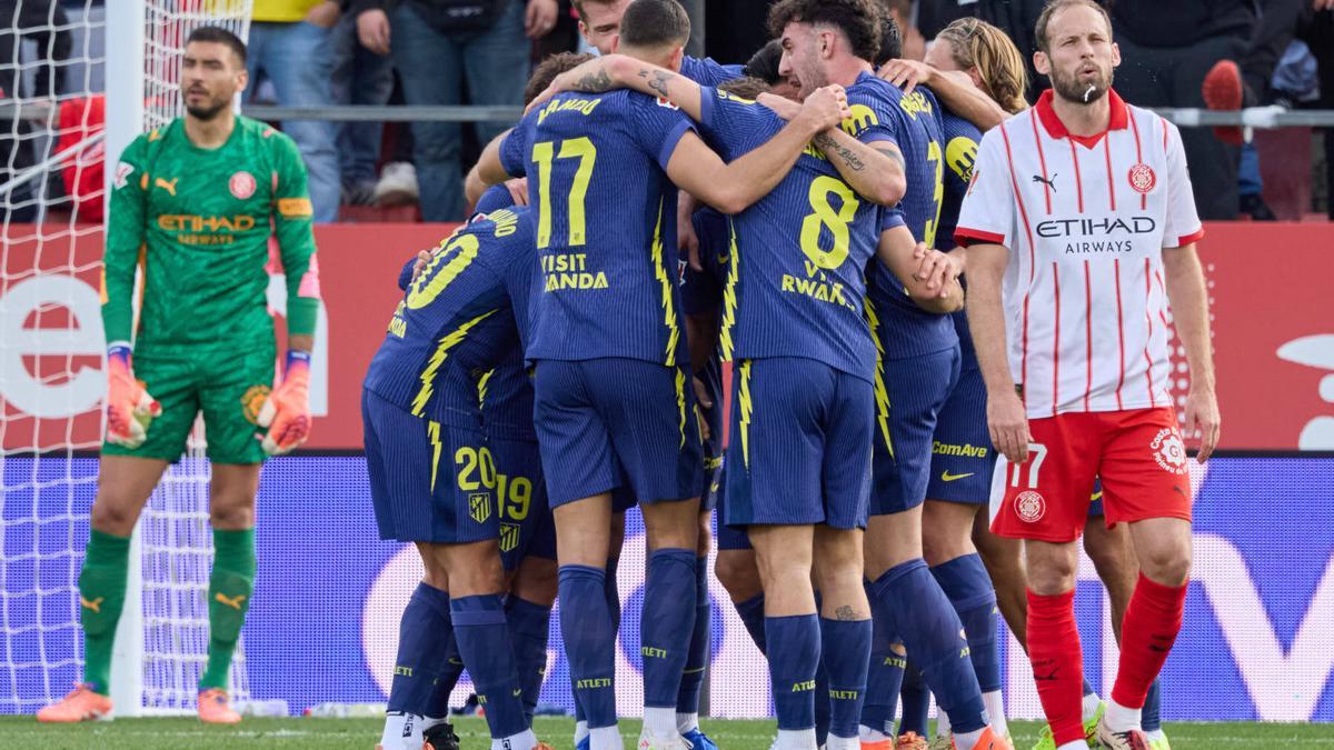 Blind sospira després d'encaixar un gol de l'Atlètic.