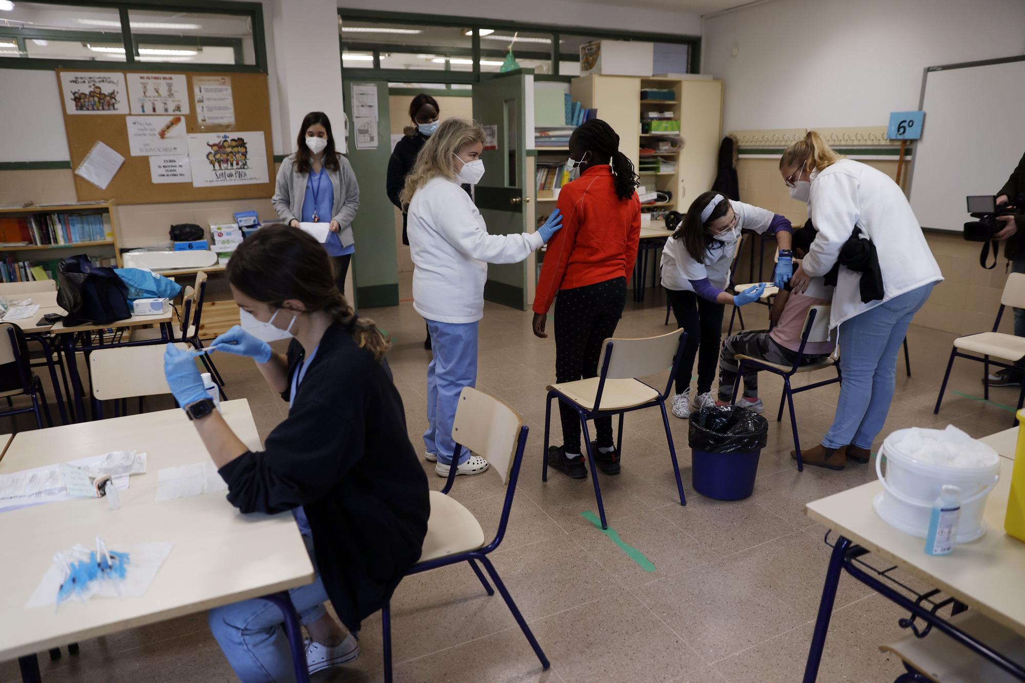 Arranca vacunación en niños