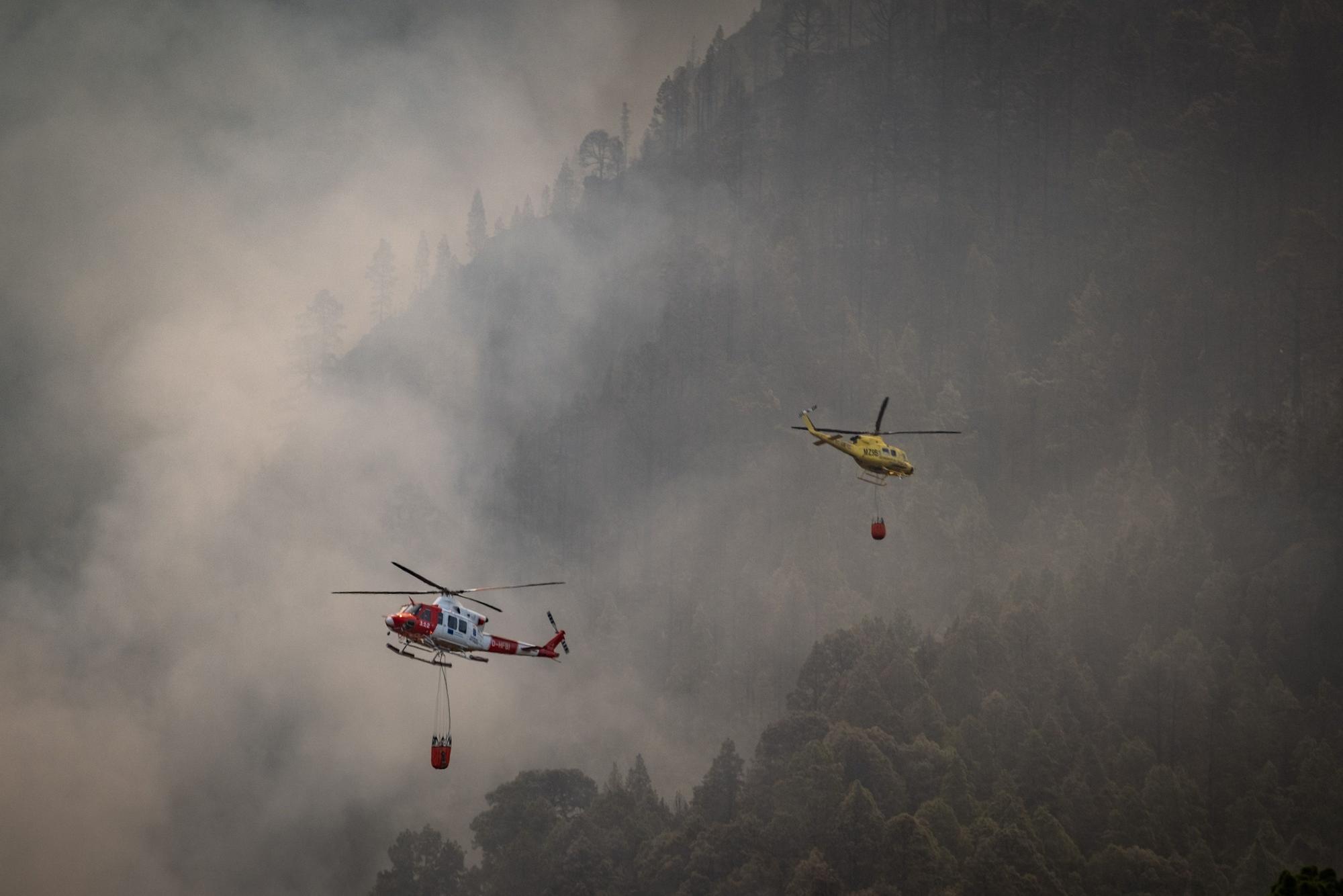 Evolución del incendio en Tenerife