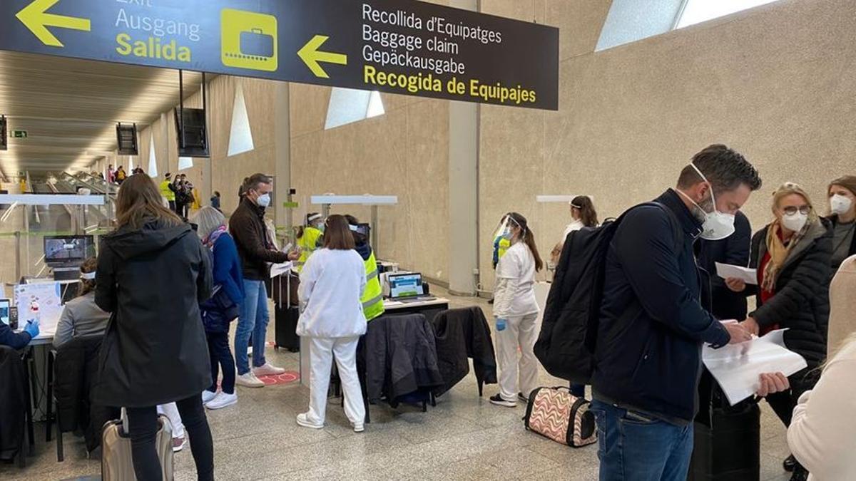 Fin de semana: se triplica la llegada de pasajeros internacionales en el aeropuerto de Palma