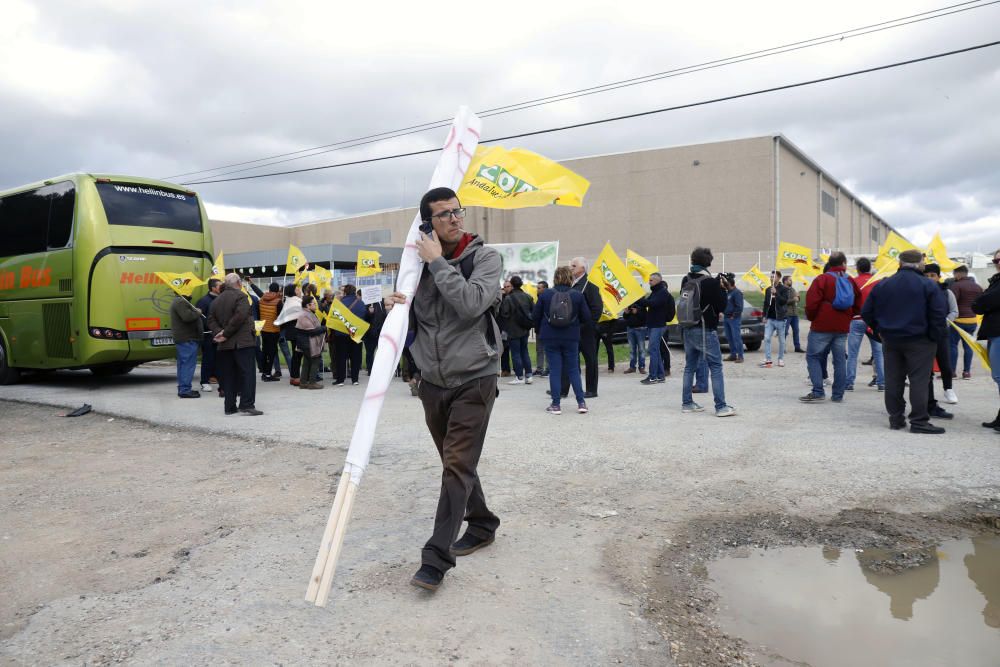 Los agricultores se manifiestan en Málaga contra la bajada de precios