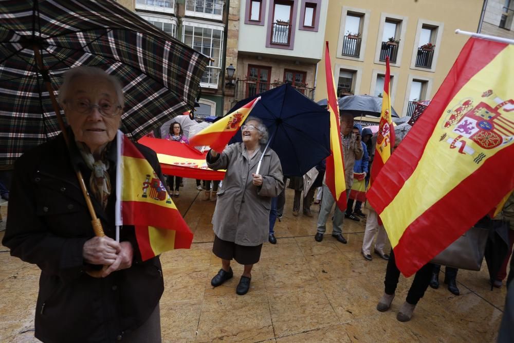 Manifestación en Oviedo por la unidad de España