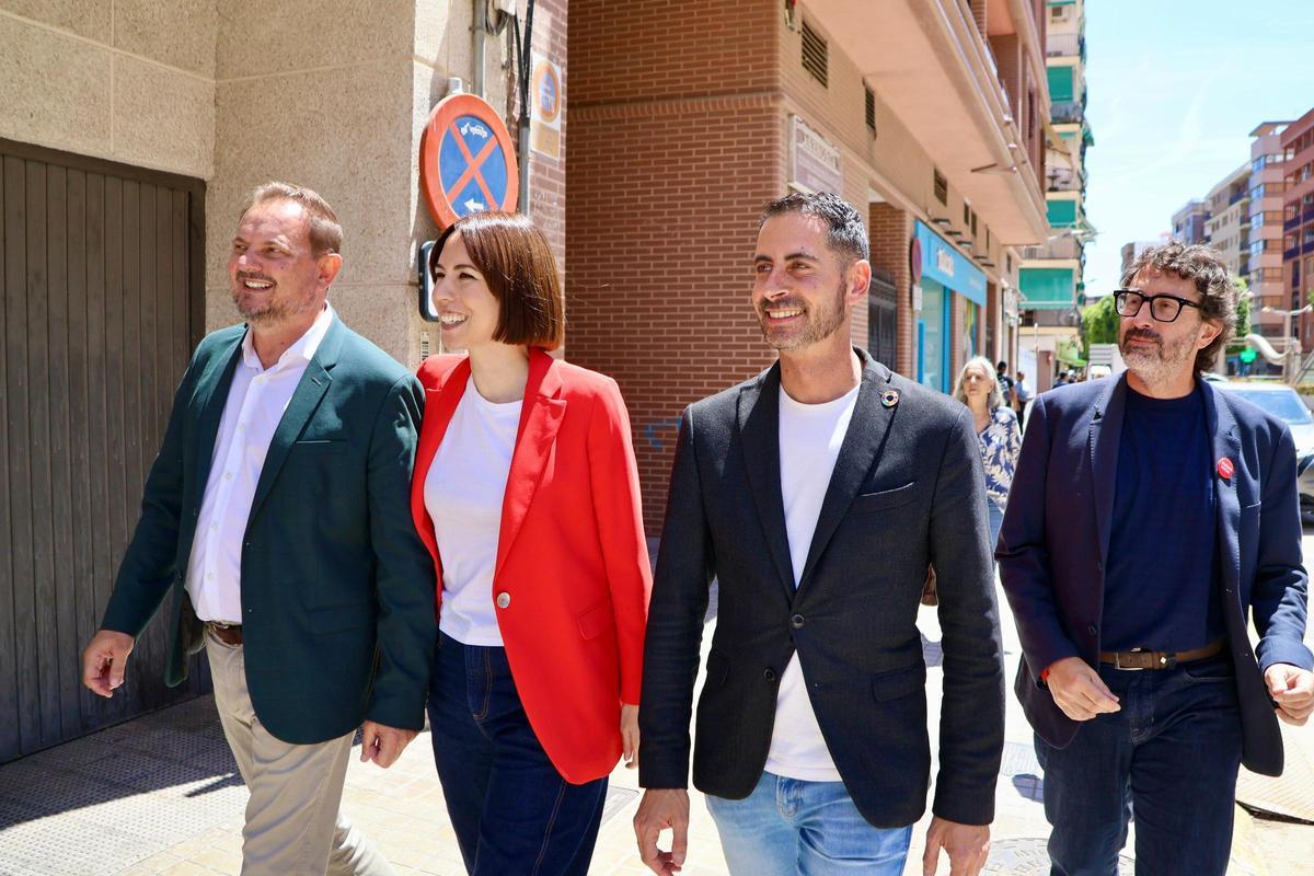 Zaragozà, Morant, Bielsa y Mascarell, esta mañana.