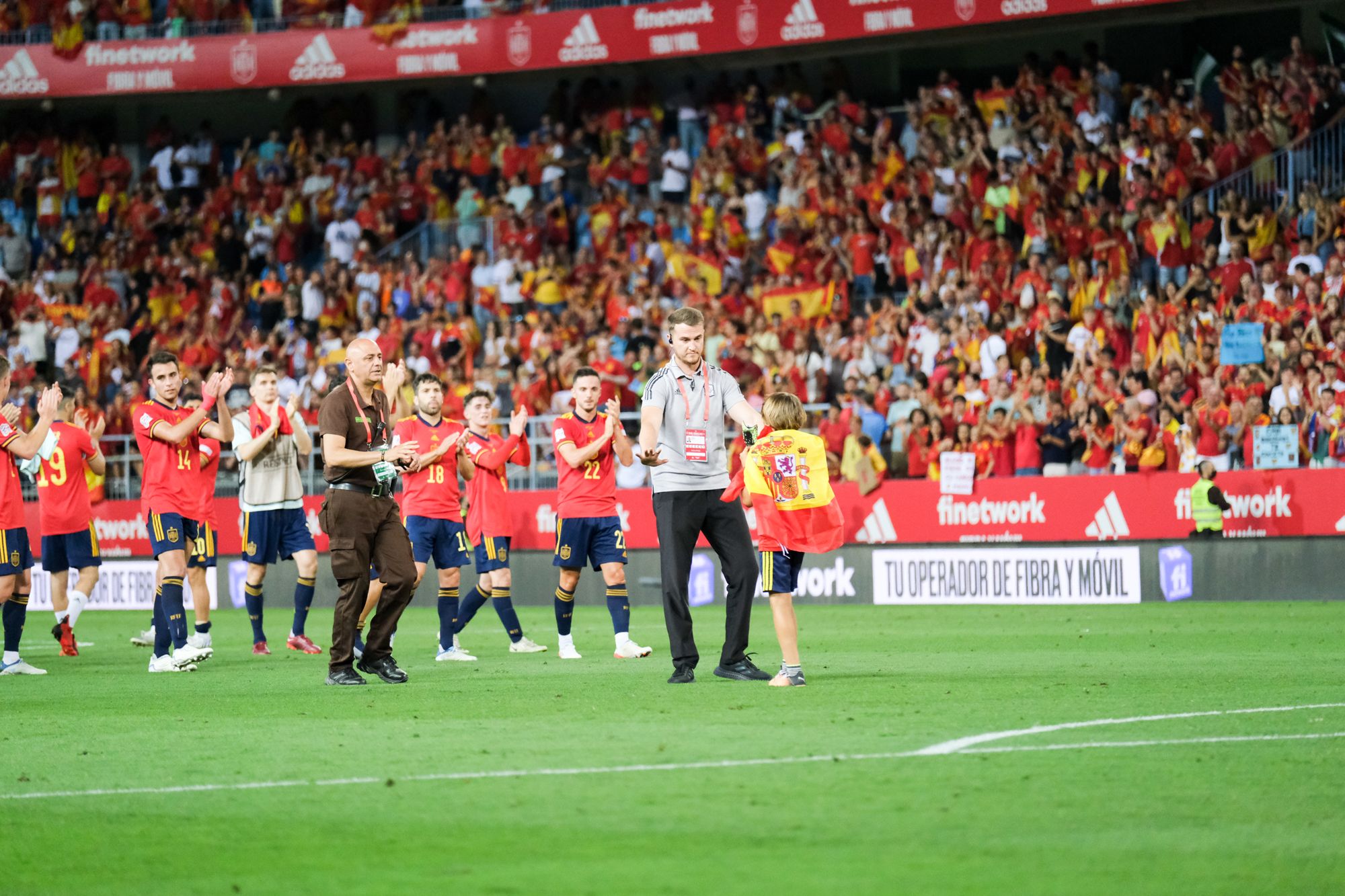 El España - República Checa en La Rosaleda, en imágenes