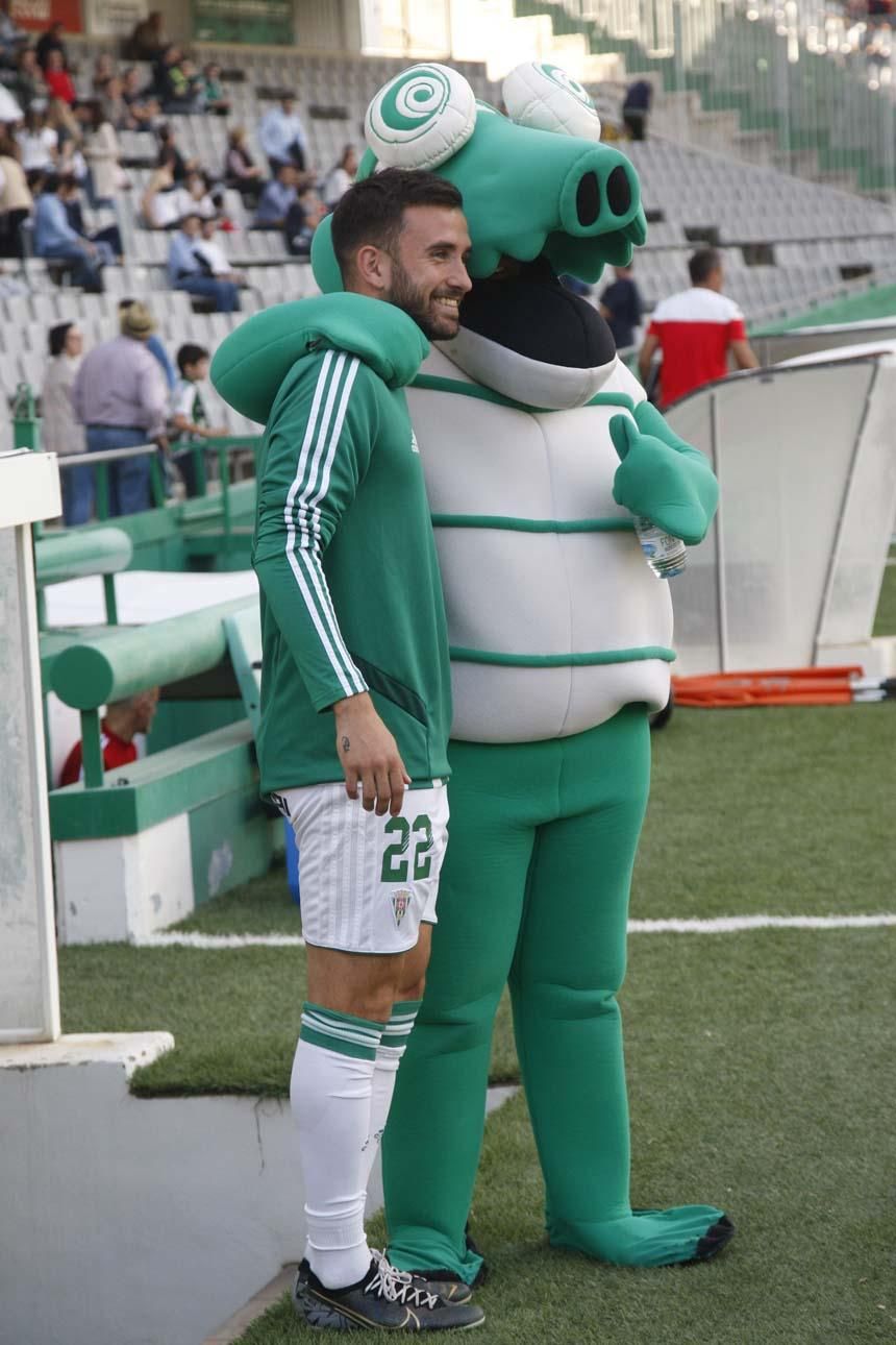 Los aficionados del Córdoba CF en el Arcángel