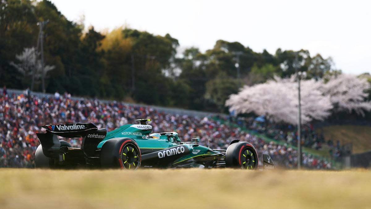Fernando Alonso, durante la 'qualy' en Suzuka