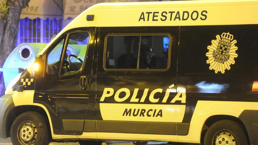 Un furgón de la Policía Local de Murcia.