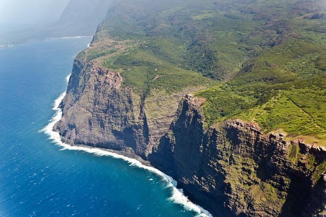 Acantilados de Kalaupapa, Hawaii