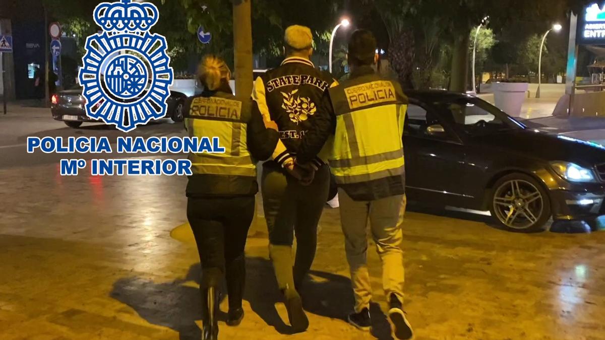 El presunto estafador detenido en Murcia por la Policía Nacional de Alicante.