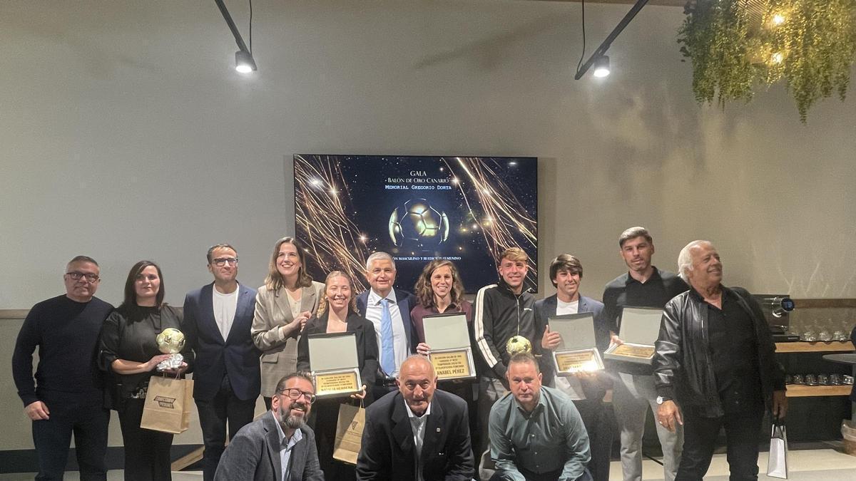 Entrega del Balón de Oro canario