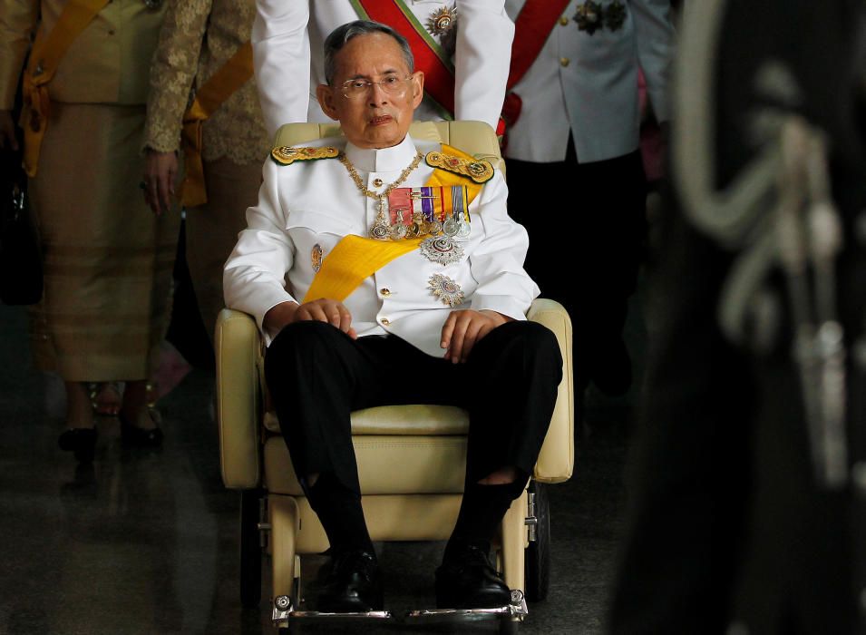 Muere Bhumibol Adulyadej, rey de Tailandia.
