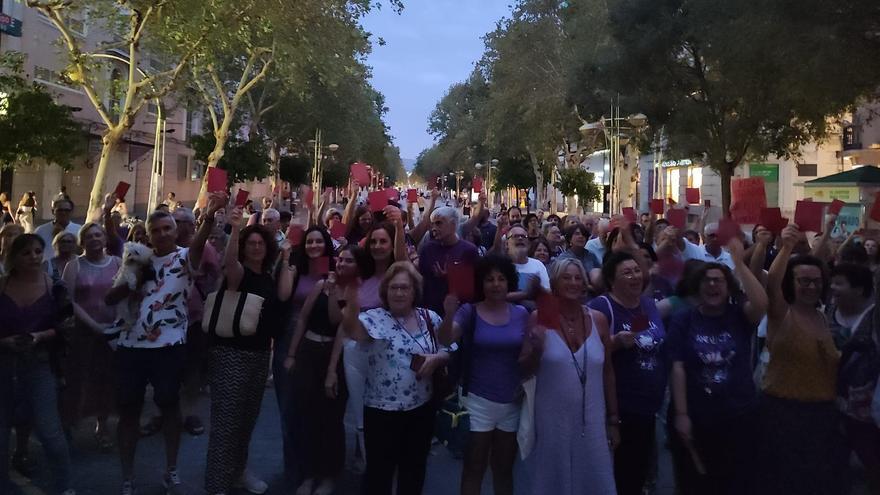 Concentración en apoyo de Jenni Hermoso y contra Luis Rubiales, en Córdoba.