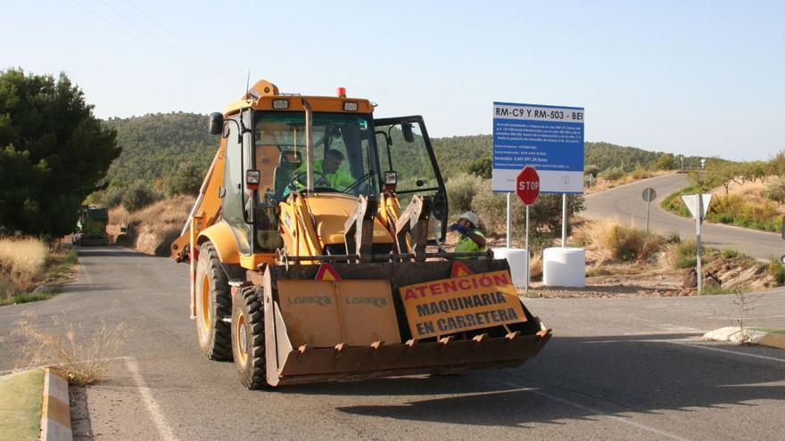 Arranca la remodelación de la carretera de Zarzadilla de Totana de Lorca