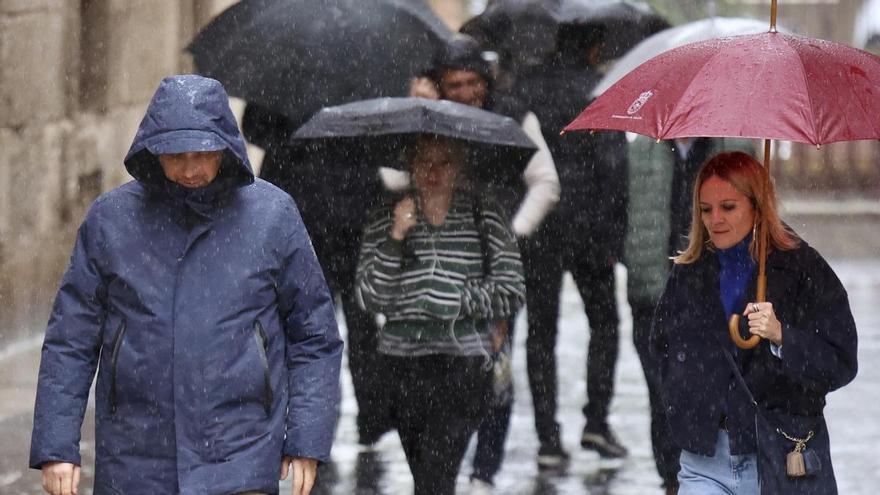Las tormentas vuelven a descargar con granizo en el Campo de Cartagena