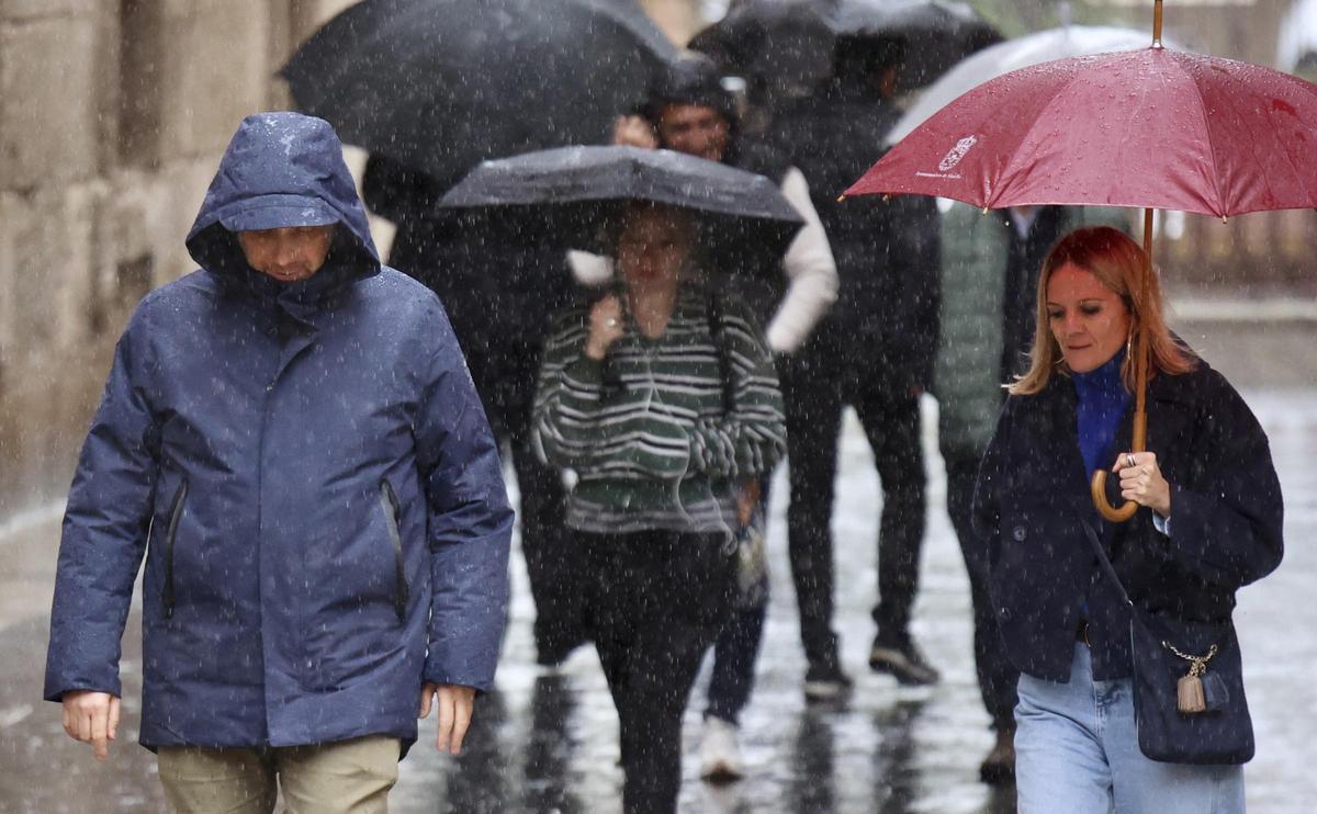 Las tormentas vuelven a descargar con granizo en el Campo de Cartagena