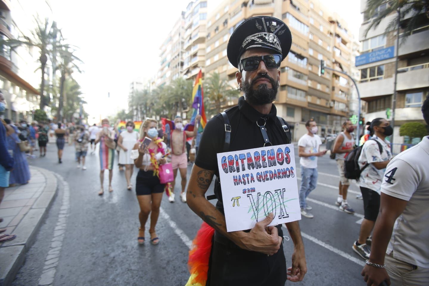 Celebración del Orgullo gay 2021 en Alicante