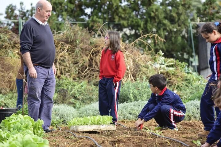 Visita escolar a la Granja Agricola del Cabildo