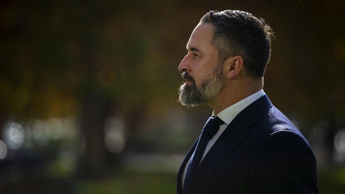 El líder de Vox, Santiago Abascal.