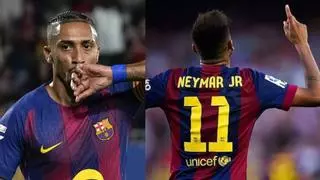 Raphinha elige su top 5 de brasileños en la historia del Barça