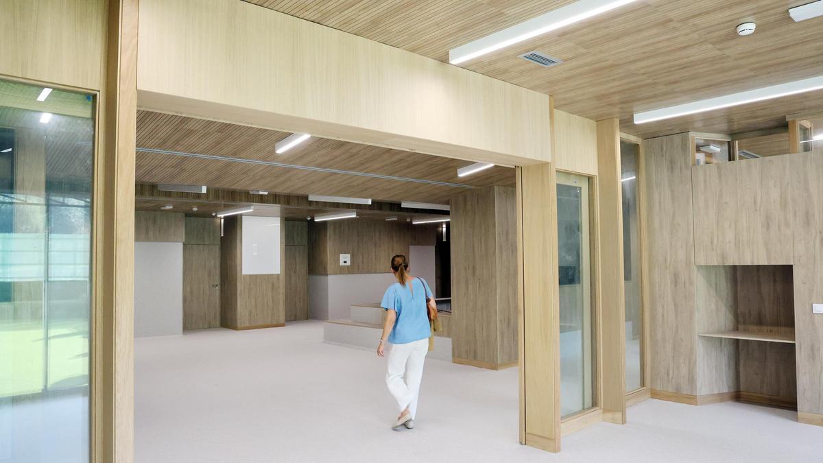 Instalaciones de la unidad infanto-juvenil de salud mental del Hospital Álvaro Cunqueiro.