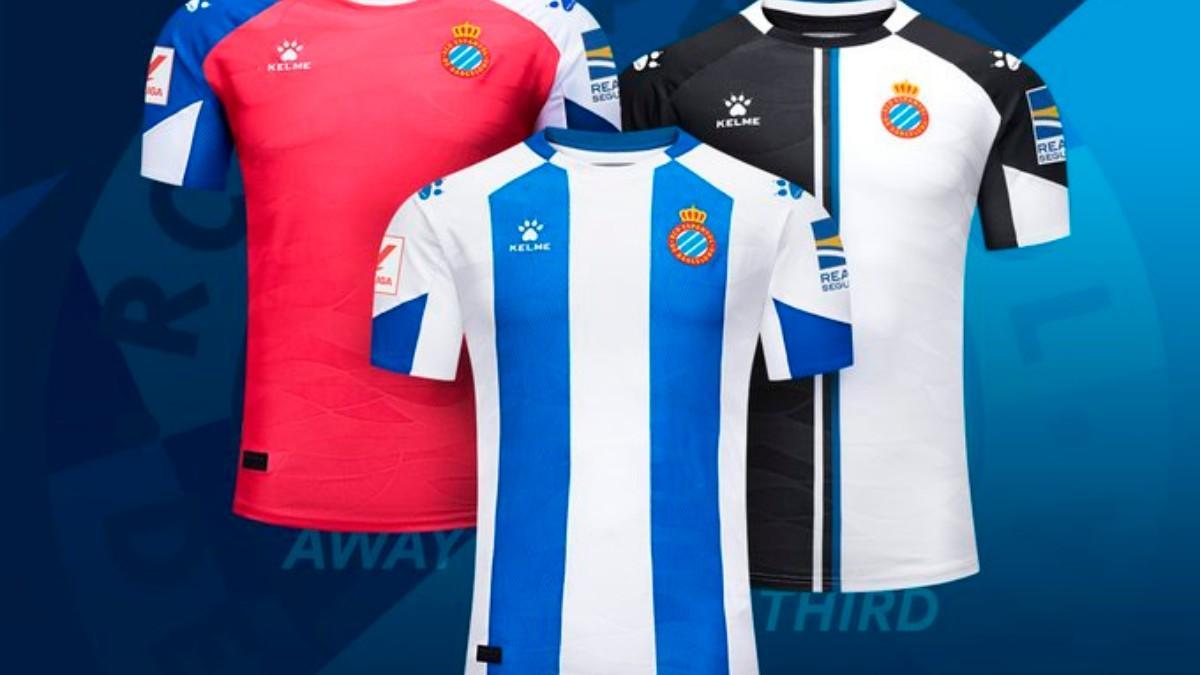 Ya disponibles las nuevas camisetas del Espanyol