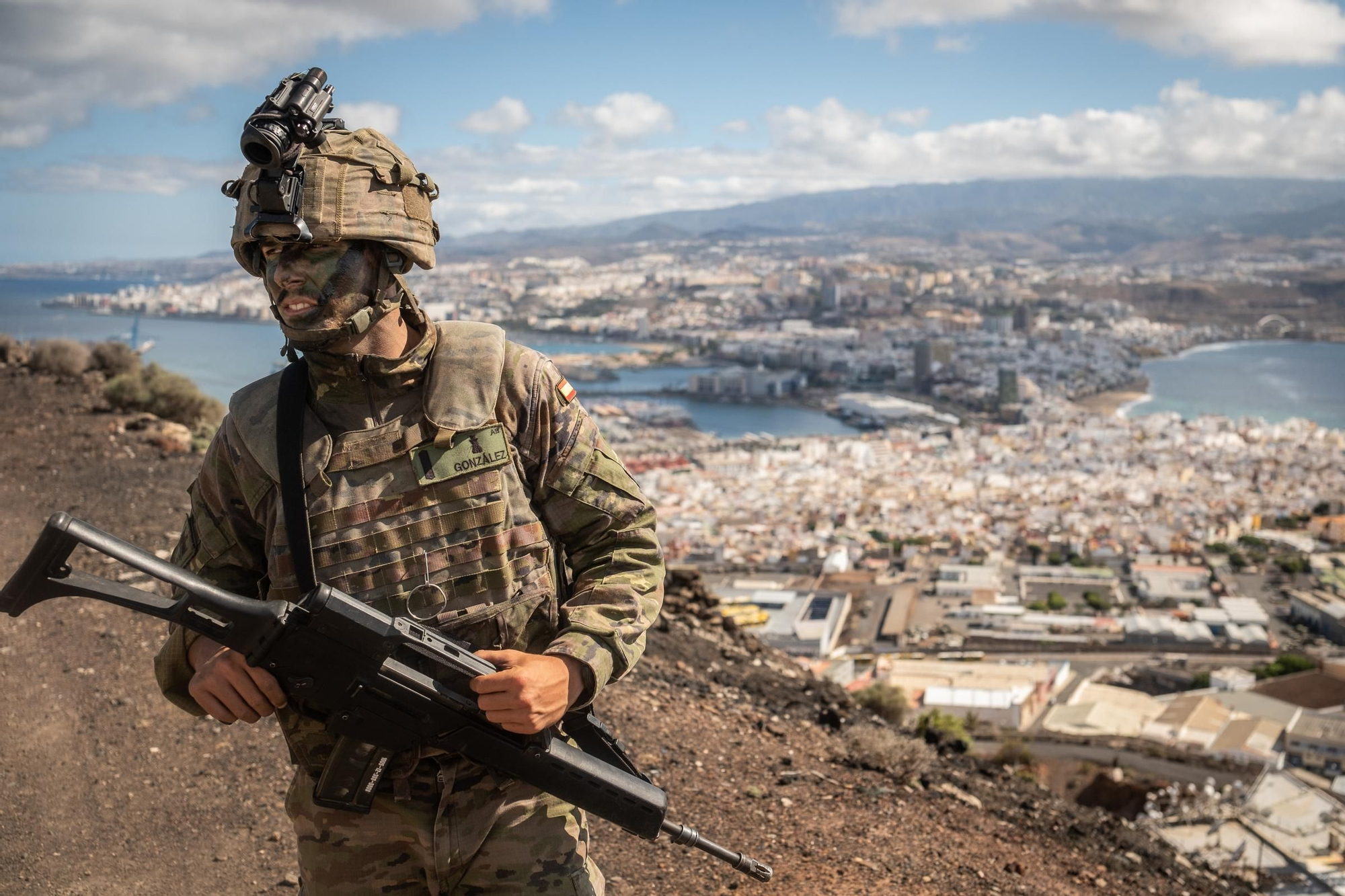 Maniobras militares en Canarias