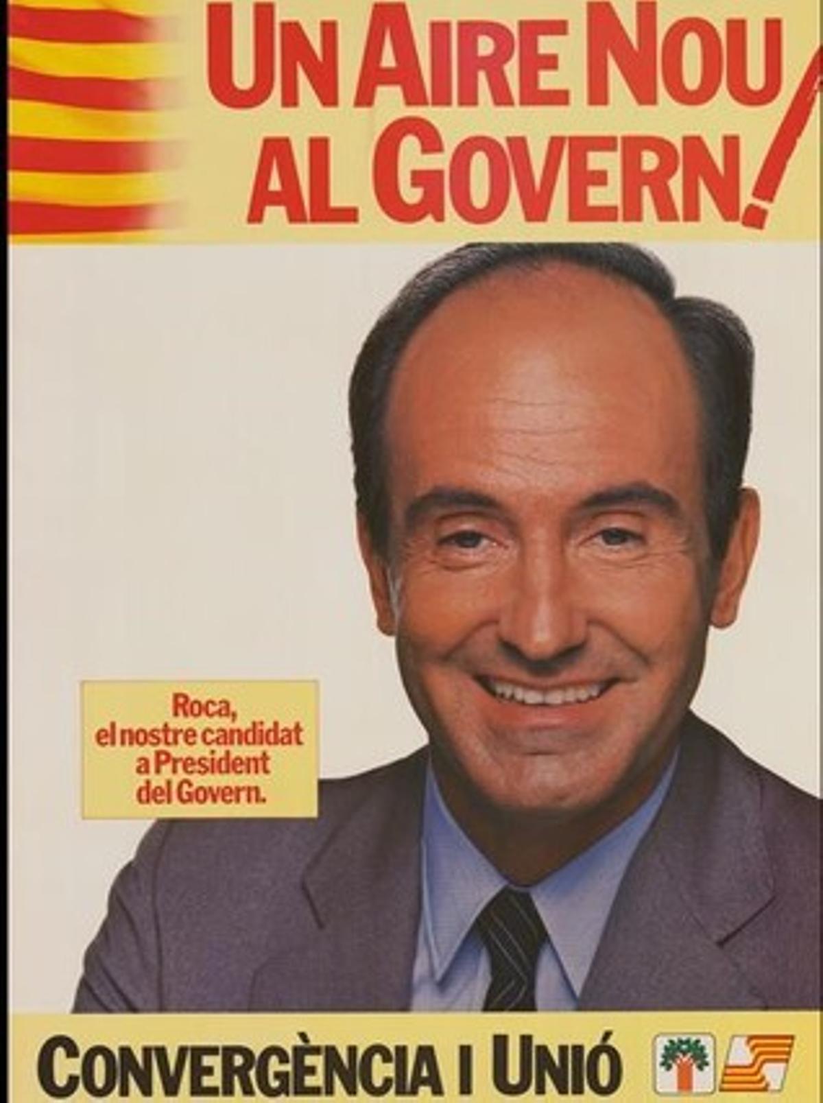 Cartell de CiU per a les eleccions generals del 1986.