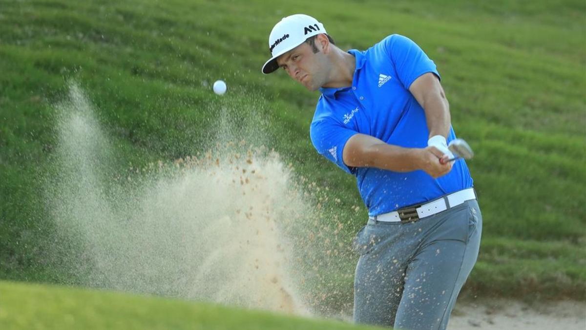 Jon Rahm durante su duelo frente a Kevin Chappell