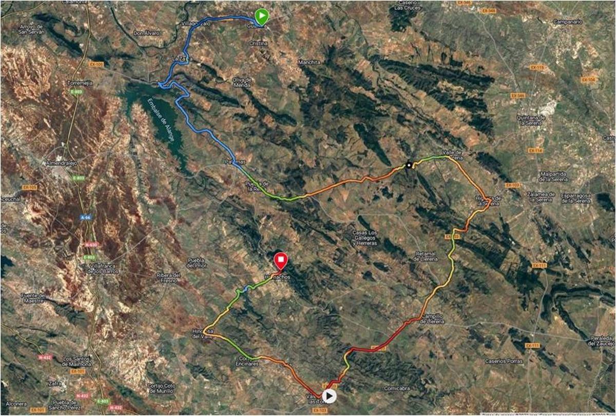 Mapa de la cuarta etapa-