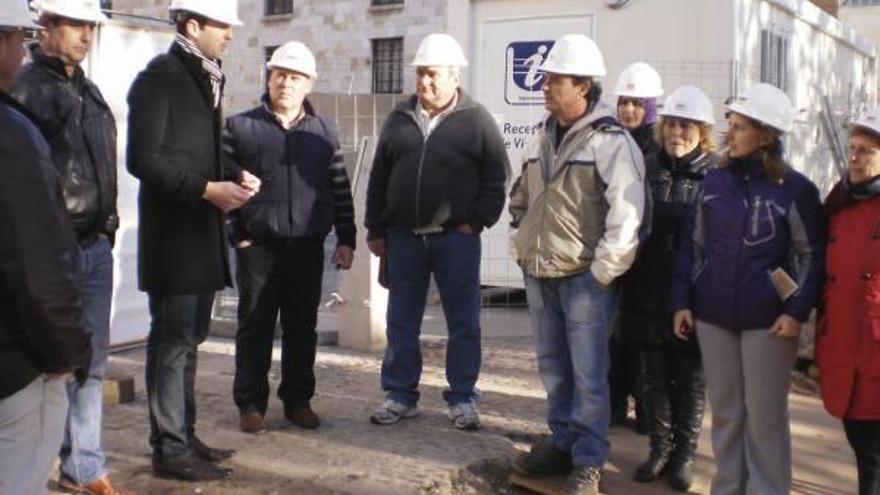 Alumnos del taller de empleo de El Pego conocen obras de rehabilitación