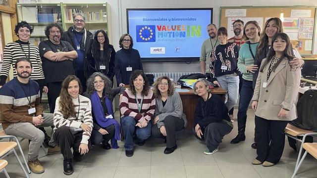 Profesores que participan en el proyecto internacional ‘Values in Motion’.