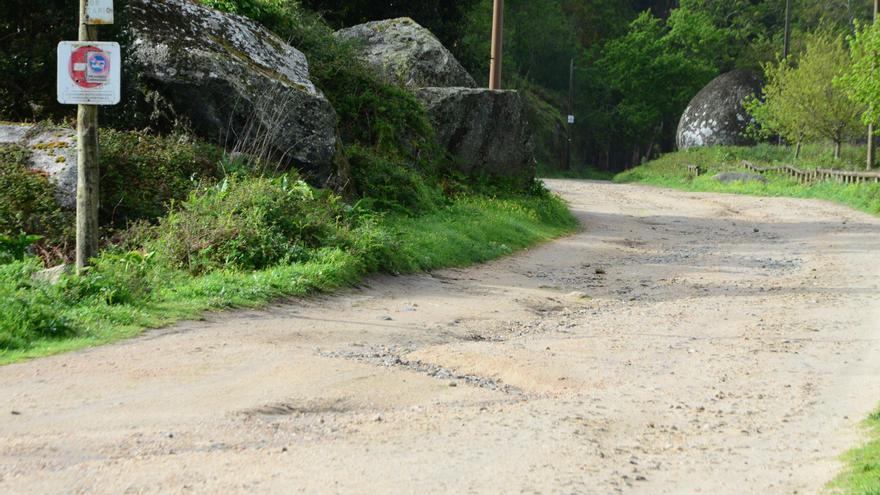 Un tramo del camino entre Chan de Esqueiros y Cabo Udra.