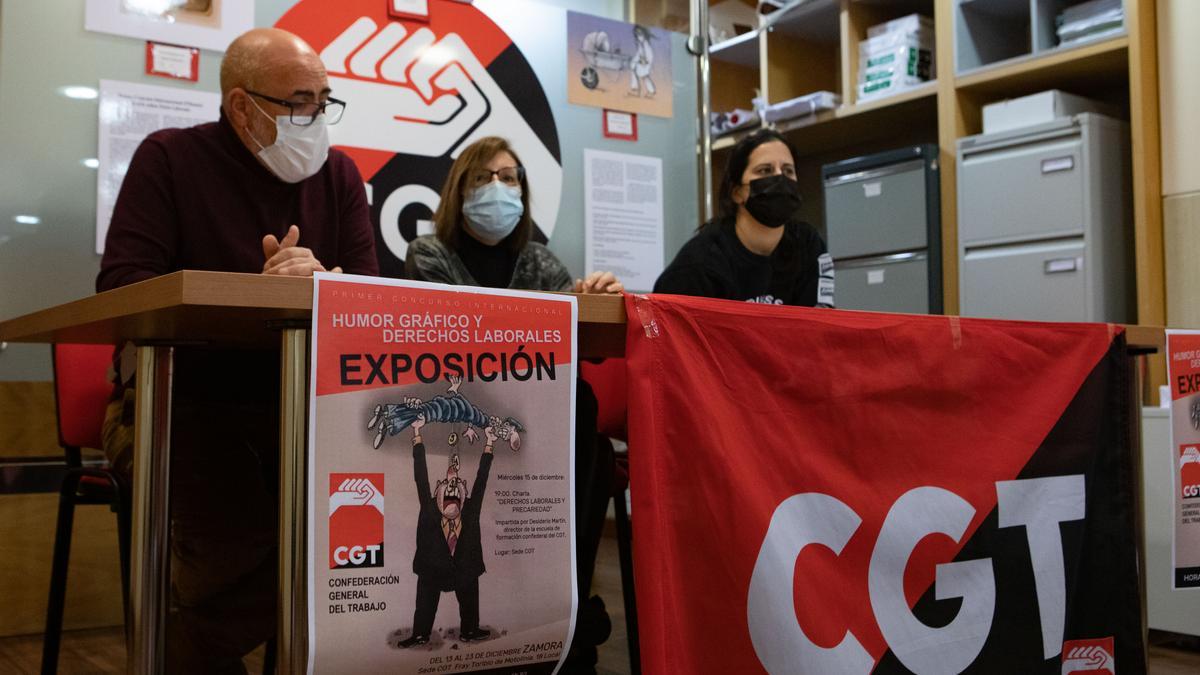 Presentación de la exposición, en CGT