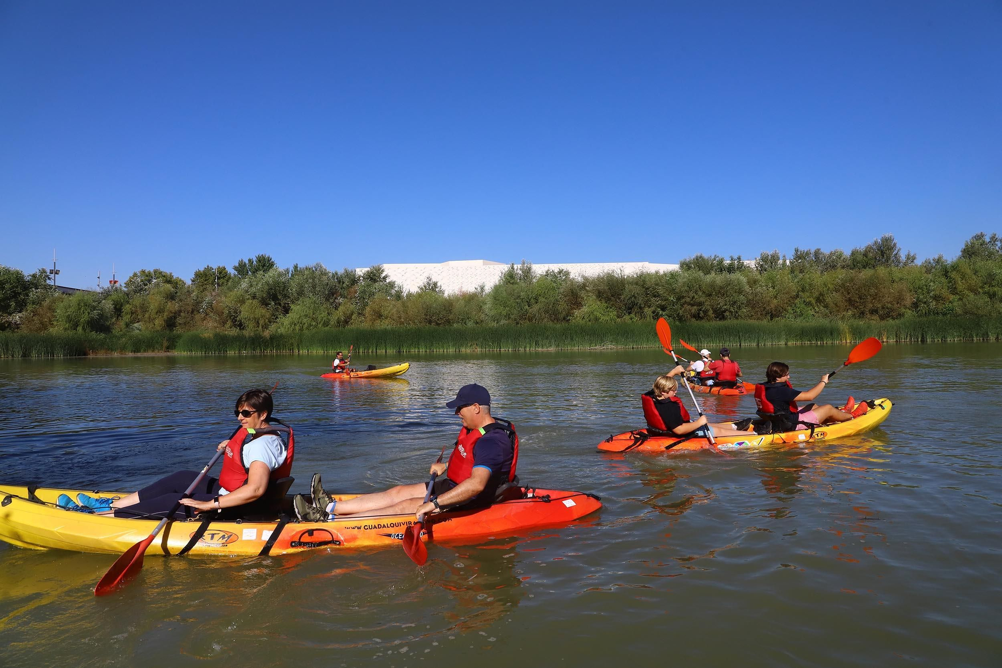Paseos en kayak por el róio Guadalquivir
