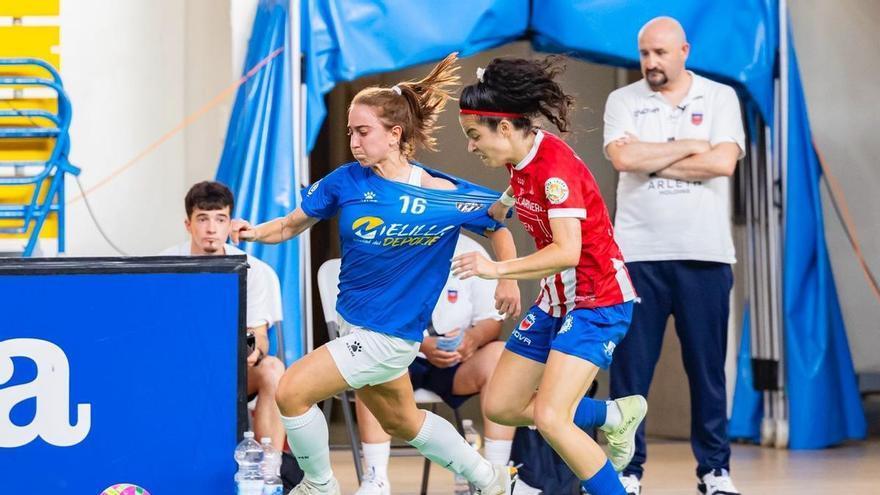 María Sanz, campeona de Liga femenina de fútbol sala tras ganar en penaltis a Irene Samper
