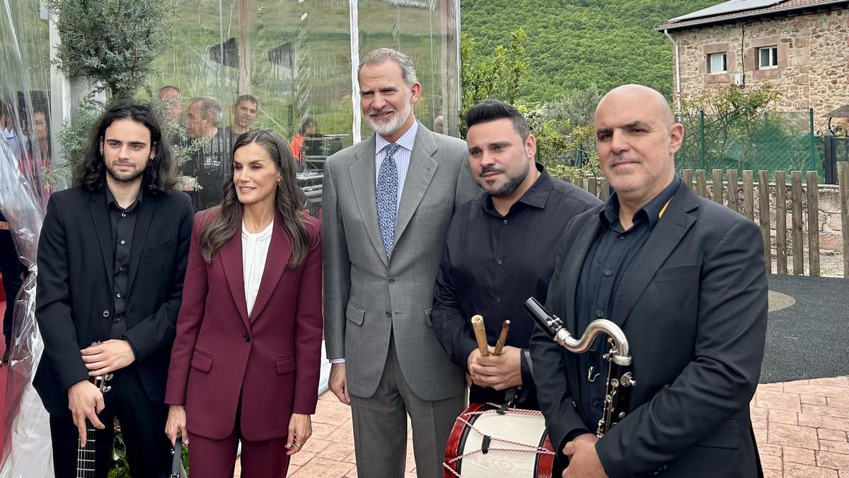 Sergio Portales, doña Leticia, Felipe VI, Luis Antonio Pedraza y Álvaro Lozano