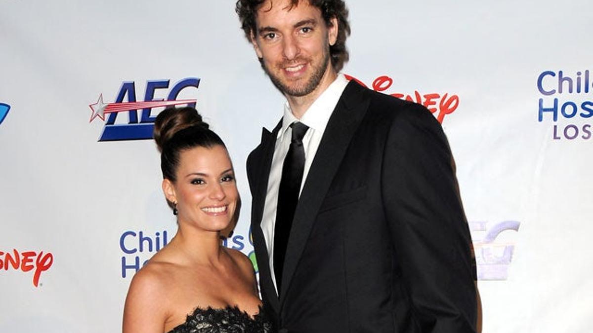 Pau Gasol y Silvia López